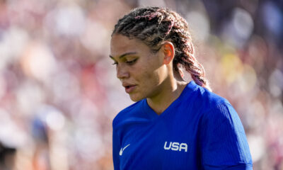 Trinity Rodman during the 2024 Olympics gold medal game